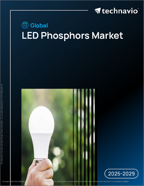 表紙:世界のLED用蛍光体市場2025-2029年