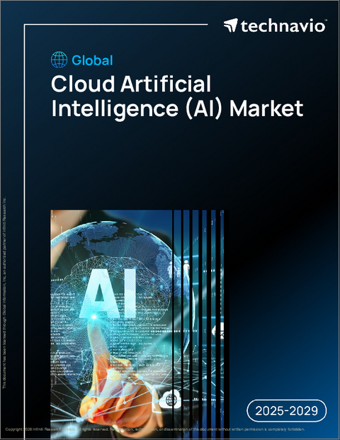 表紙：クラウド人工知能（AI）の世界市場、2025年～2029年