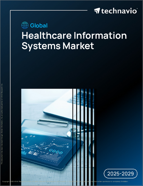 表紙：世界の医療情報システム市場2025-2029年