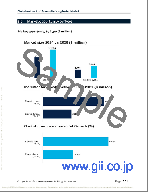 サンプル2：世界の自動車用パワーステアリングモーター市場2025-2029年