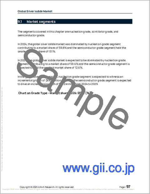 サンプル2：世界のヨウ化銀市場2025-2029年