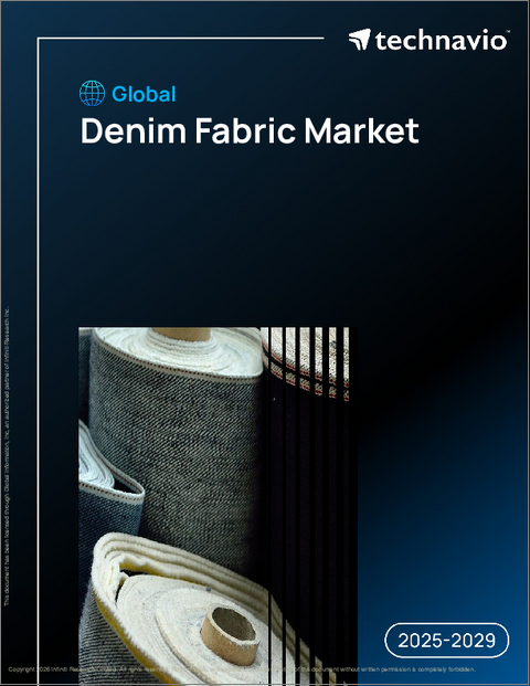 表紙：世界のデニム生地市場2025-2029年