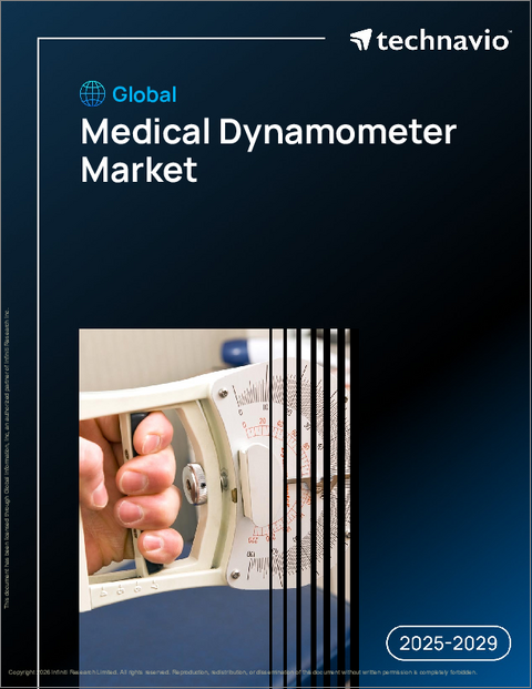 表紙:世界の医療用ダイナモメーター市場2025-2029年