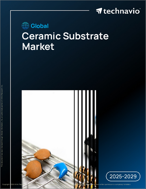 表紙:世界のセラミック基板市場2025-2029年