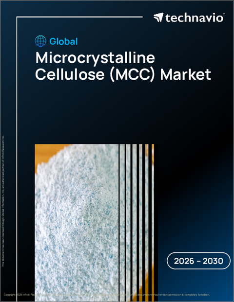 表紙：世界の微結晶セルロース（MCC）市場2026-2030年