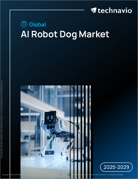 表紙：世界のAIロボット犬市場2025-2029年