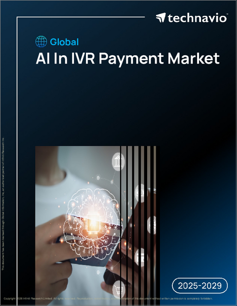 表紙：世界のAI搭載IVR決済市場2025-2029年