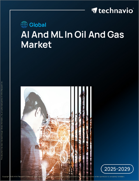 表紙：世界の石油・ガス市場における人工知能（AI）および機械学習（ML）の動向2025-2029年