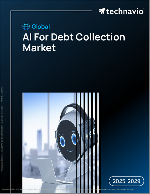 表紙：世界の債務回収向け人工知能（AI）市場2025-2029年