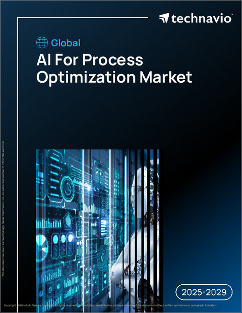 表紙:世界のプロセス最適化向けAI市場(2025年~2029年)