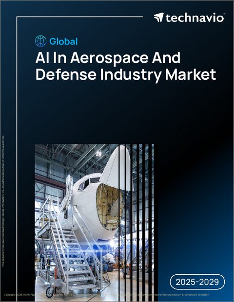 表紙：世界の航空宇宙・防衛産業における人工知能市場2025-2029年