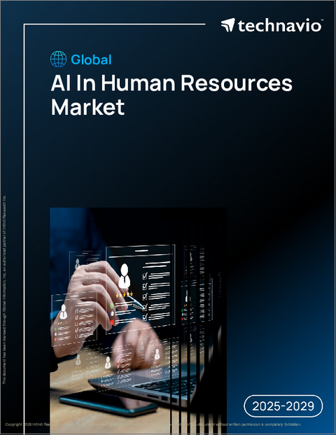 表紙：人事分野におけるAIの世界市場、2025年～2029年