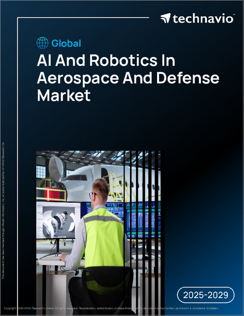 表紙：世界の航空宇宙・防衛分野における人工知能（AI）およびロボティクス市場2025-2029年