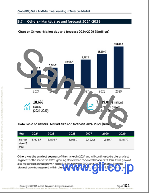 サンプル2：世界の通信市場におけるビッグデータと機械学習の動向（2025-2029年）