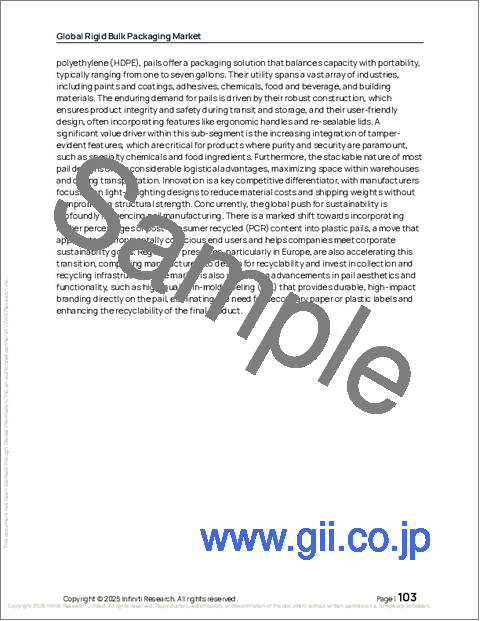 サンプル2:世界の硬質バルク包装市場2025-2029年