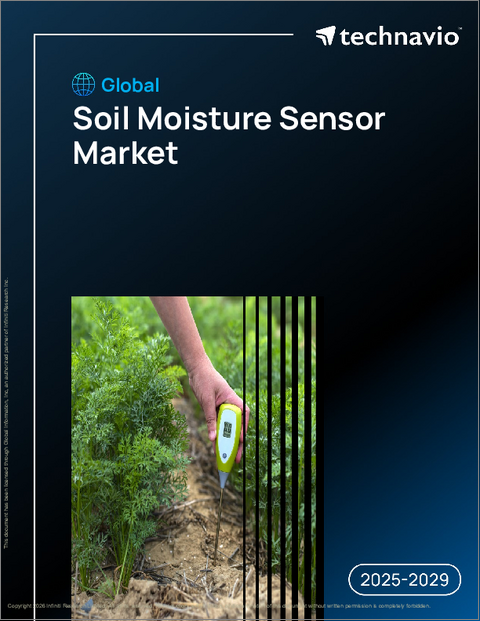 表紙：世界の土壌水分センサー市場2025-2029年