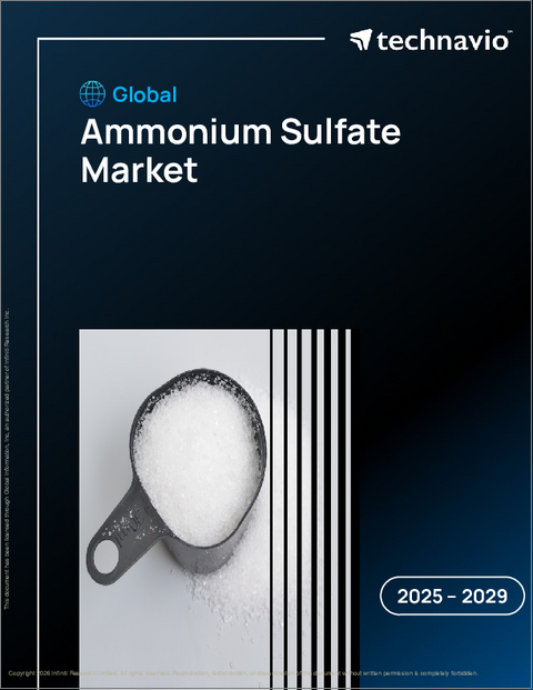 表紙:硫酸アンモニウムの世界市場、2025年~2029年
