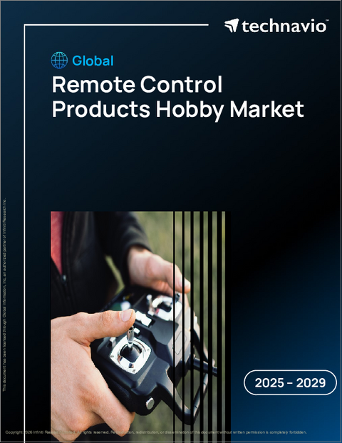 表紙：世界のリモートコントロール製品・ホビー市場2025-2029年