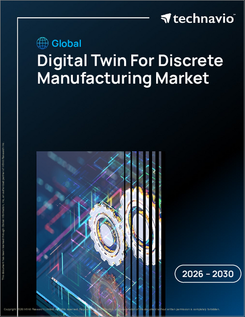 表紙：ディスクリート製造業向けデジタルツインの世界市場、2026年～2030年