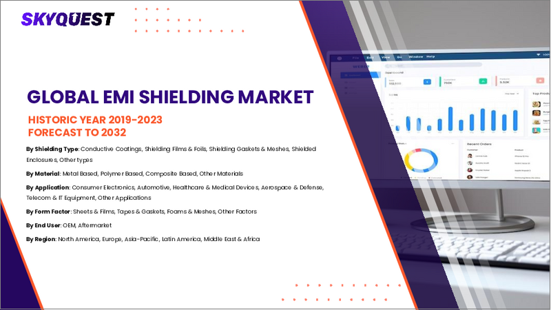表紙:EMIシールド市場規模、シェア、成長分析:シールドタイプ別、材質別、用途別、フォームファクター別、エンドユーザー別、地域別-業界予測2026-2033年