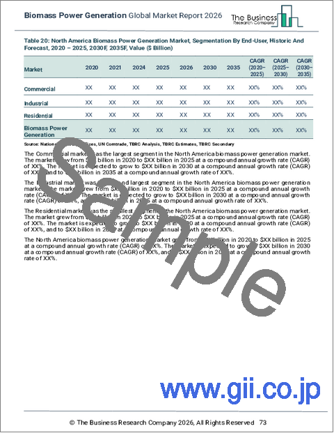 サンプル2:バイオマス発電の世界市場レポート2026