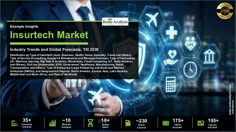 表紙：インシュアテックの世界市場（～2035年）：インシュアテックタイプ別、サービスタイプ別、技術タイプ別、エンドユーザー別、企業タイプ別、地域別、業界動向、予測