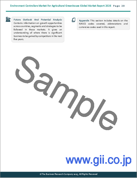 サンプル1：農業用温室向け環境制御装置市場の世界市場レポート2026年