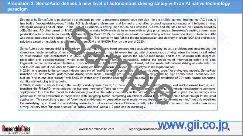 サンプル2:中国の乗用車NOA業界(2025年)
