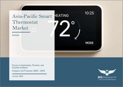 表紙：アジア太平洋地域のスマートサーモスタット市場：用途・製品・国別の分析・予測 (2025～2035年)