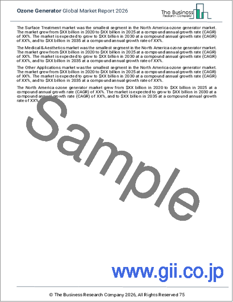 サンプル2：オゾン発生器の世界市場レポート 2026年