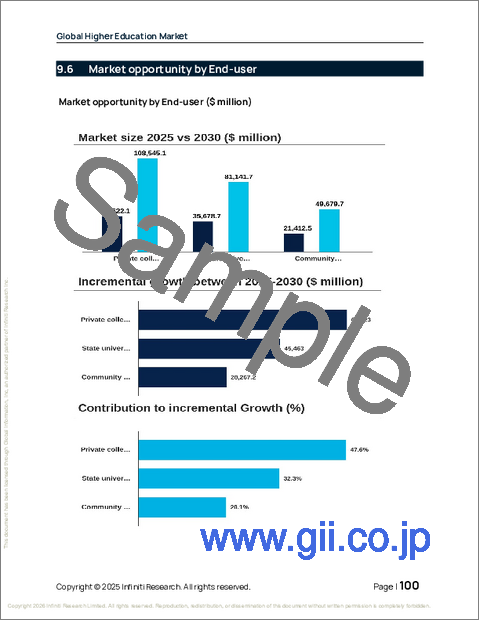 サンプル2：高等教育の世界市場 2026年～2030年
