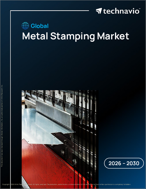 表紙：金属プレス加工の世界市場 2026年～2030年