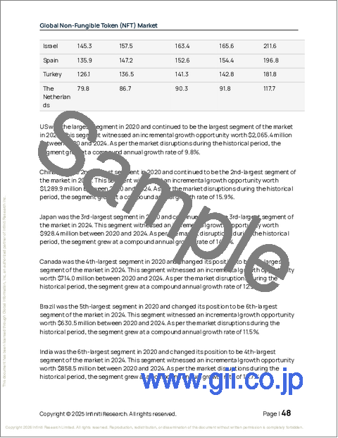 サンプル1：非代替性トークン（NFT）の世界市場 2026年～2030年
