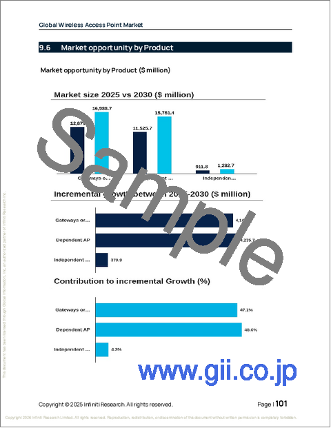 サンプル2：無線アクセスポイントの世界市場 2026年～2030年