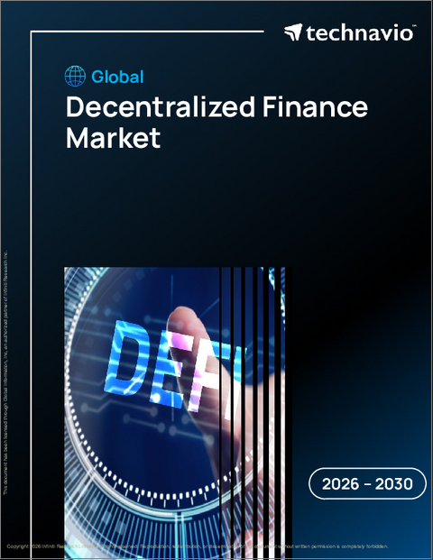 表紙：分散型金融の世界市場 2026年～2030年