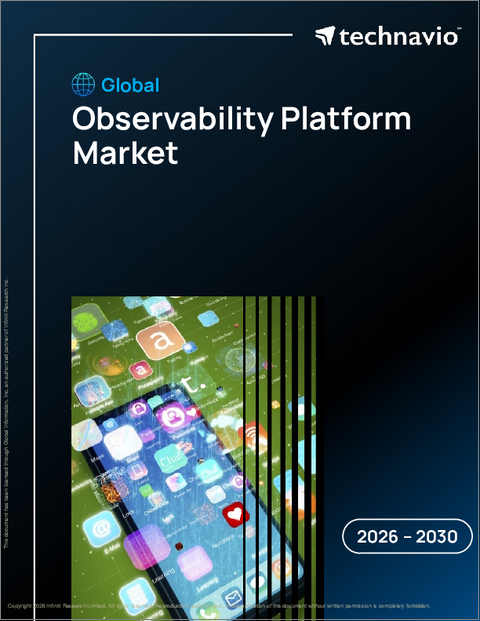 表紙：観測性プラットフォームの世界市場 2026年～2030年