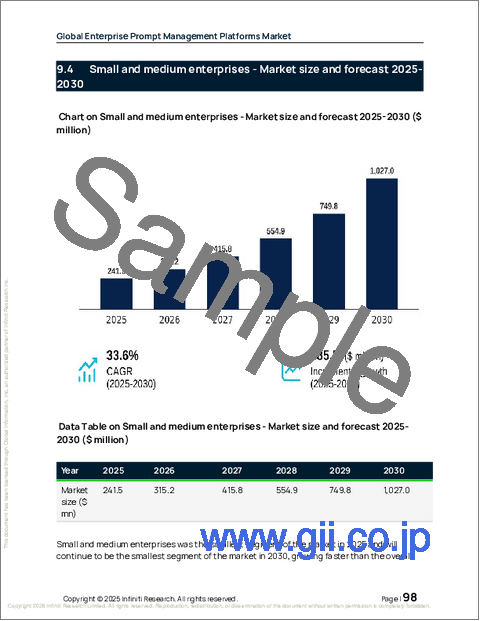 サンプル2：エンタープライズプロンプト管理プラットフォームの世界市場 2026年～2030年