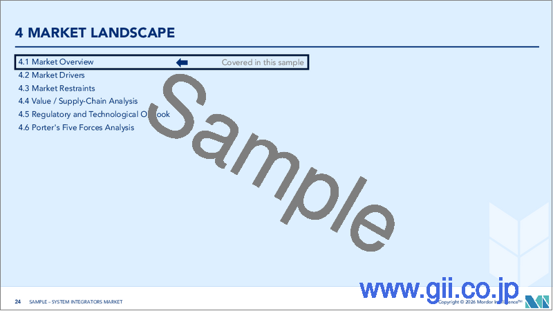 サンプル2：システムインテグレーター：市場シェア分析、業界動向と統計、成長予測（2026年～2031年）