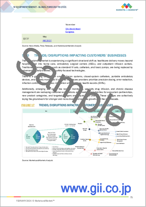 サンプル1：静脈内（IV）医療機器の世界市場：タイプ別、用途別、エンドユーザー別、地域別 - 2031年までの予測
