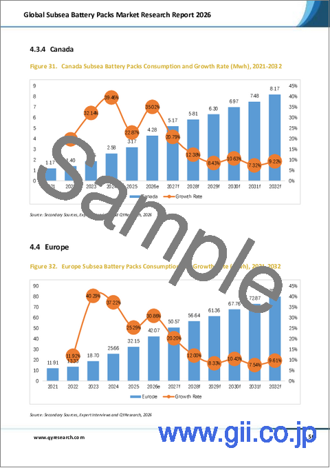 サンプル2:海中バッテリーパックの世界市場調査レポート(2026年)