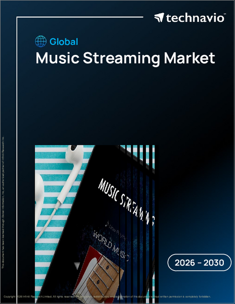 表紙：音楽ストリーミングの世界市場 2026年～2030年