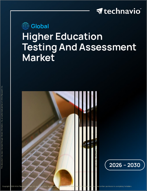 表紙：高等教育のテストと評価の世界市場 2026年～2030年