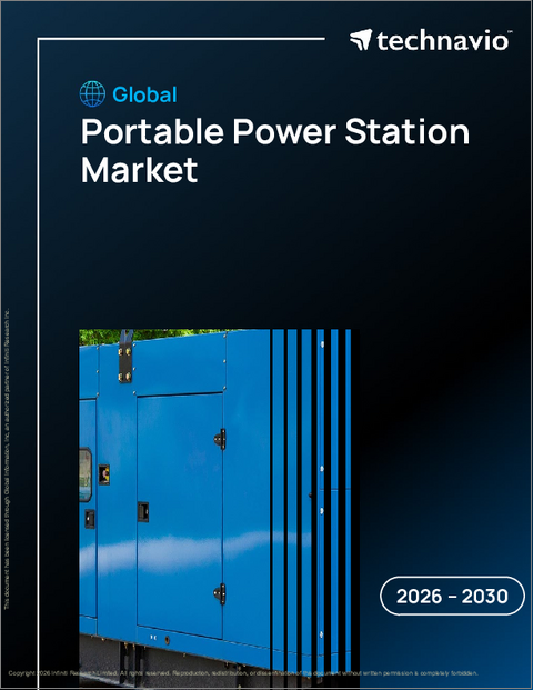 表紙：ポータブル電源の世界市場 2026年～2030年