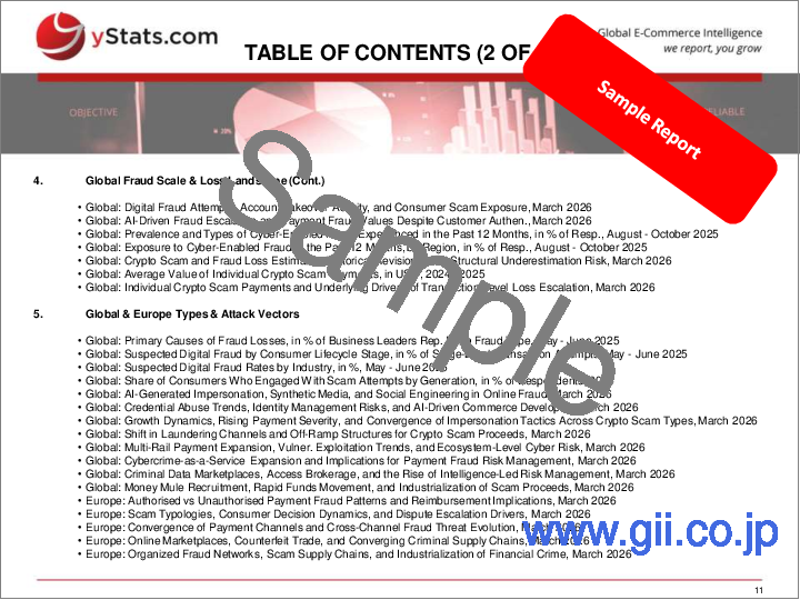 サンプル2：デジタル決済およびEコマースにおける不正、詐欺、リスク (2026年)：世界市場の概要・主要指標・見通し