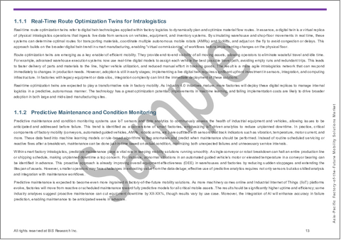 サンプル1：アジア太平洋地域の「未来の工場」向けモビリティソリューション市場：エンドユーザー産業・車両タイプ・ソリューションタイプ・導入モデル・国別の分析・予測 (2025～2035年)