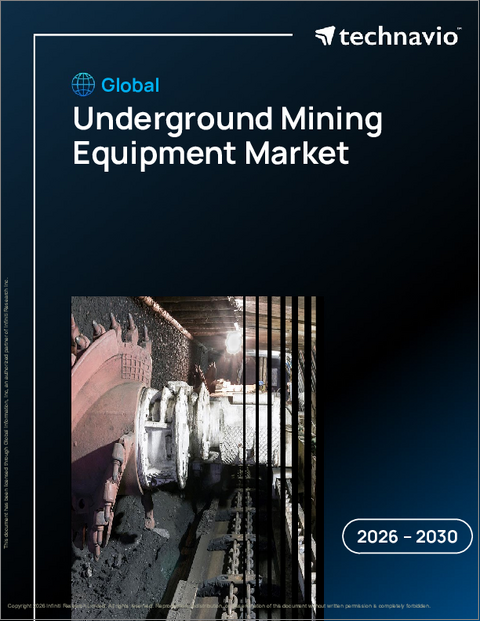 表紙:地下採鉱機器の世界市場 2026年~2030年