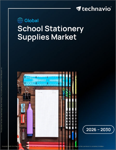 表紙：学校用文房具の世界市場 2026年～2030年