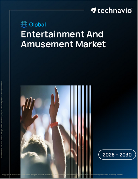 表紙：エンターテインメントと娯楽の世界市場、2026年～2030年