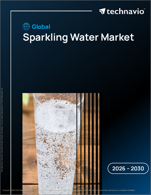 表紙：スパークリングウォーターの世界市場、2026年～2030年