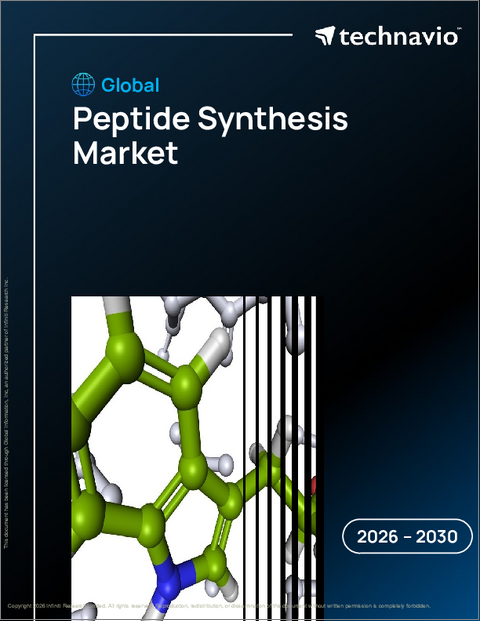 表紙：ペプチド合成の世界市場 2026年～2030年